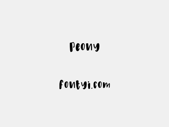 Peony