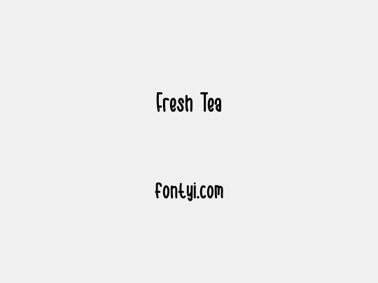 Fresh Tea