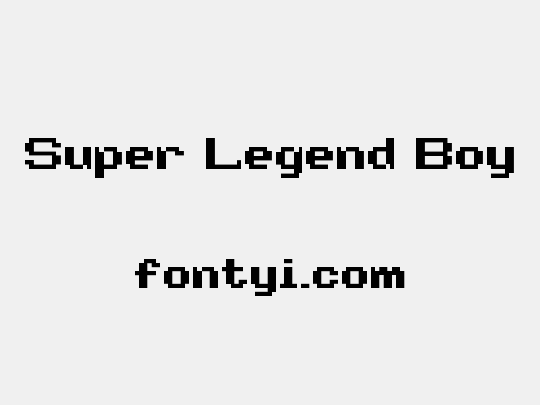 Super Legend Boy
