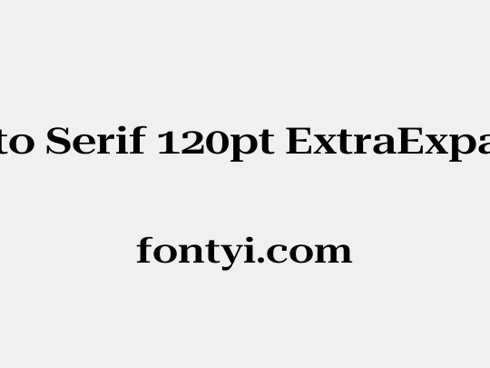 Roboto Serif 120pt ExtraExpanded SemiBold