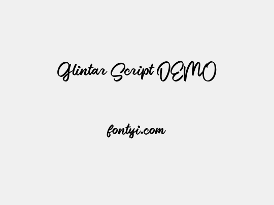 Glintar Script DEMO