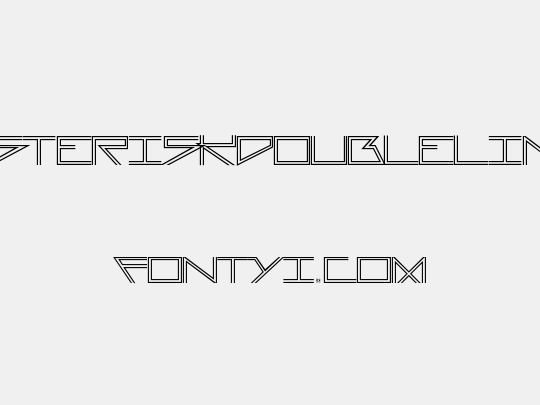 AsteriskDoubleLine