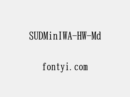 SUDMinIWA-HW-Md