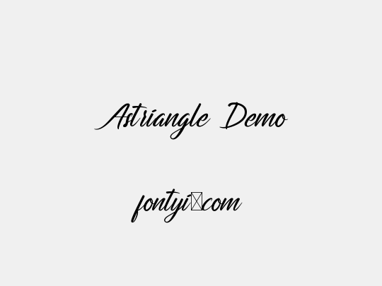 Astriangle Demo