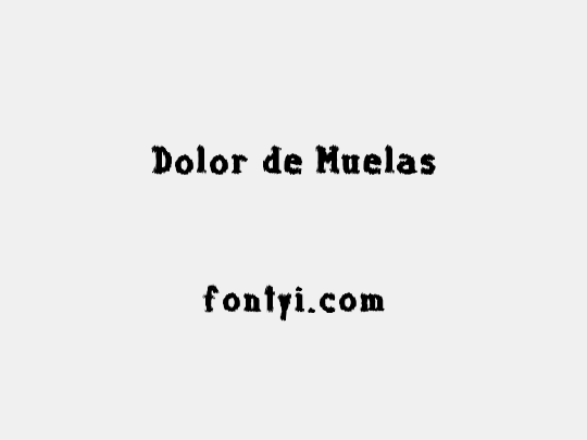 Dolor de Muelas