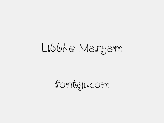 Little Maryam