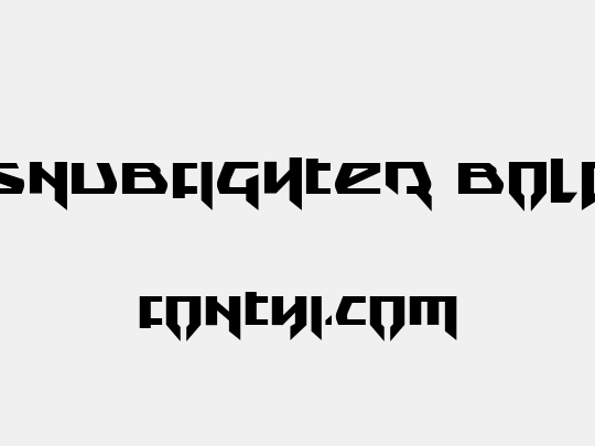 Snubfighter Bold