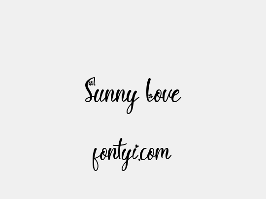 Sunny Love