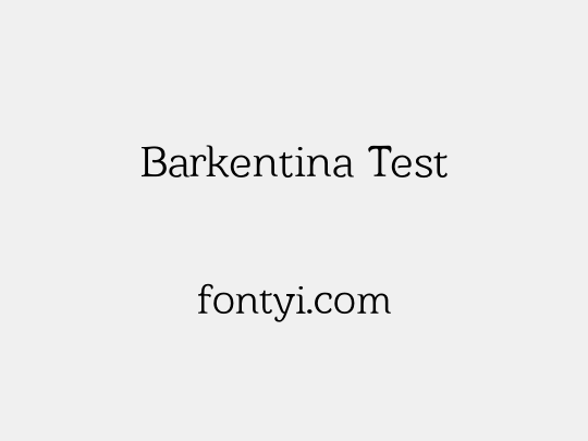 Barkentina Test