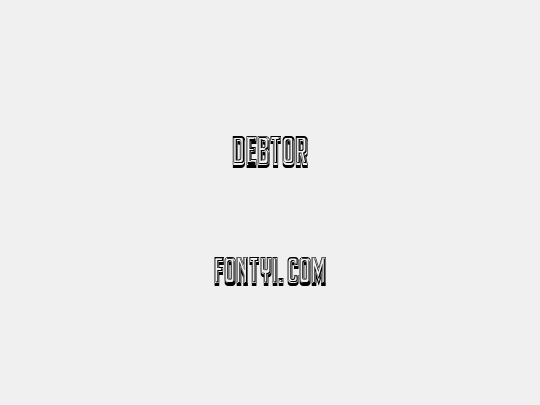 Debtor