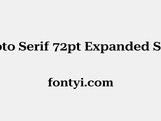 Roboto Serif 72pt Expanded SemiBold