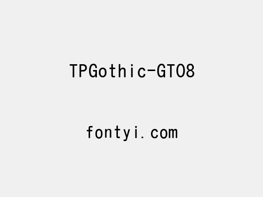TPGothic-GT08