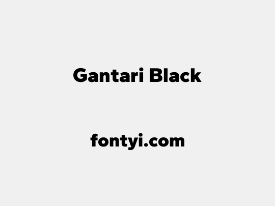 Gantari Black