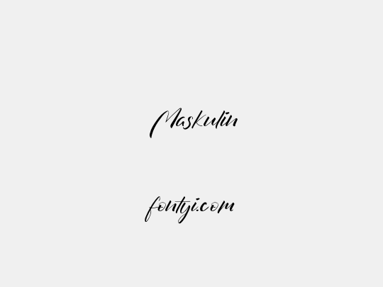 Maskulin