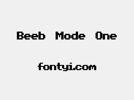Beeb Mode One