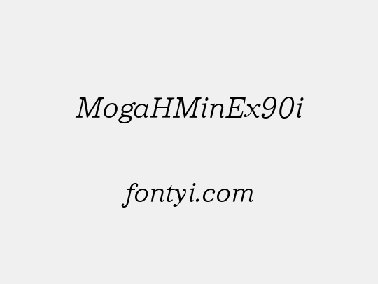 MogaHMinEx90i
