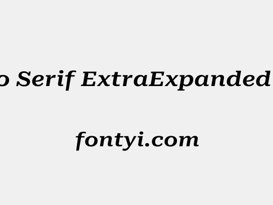 Roboto Serif ExtraExpanded SemiBold