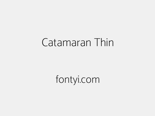 Catamaran Thin