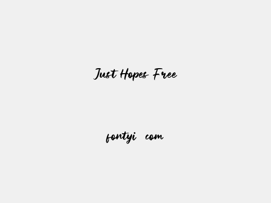 Just Hopes Free