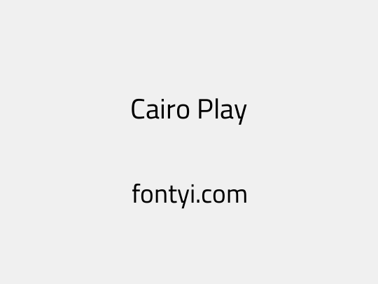 Cairo Play