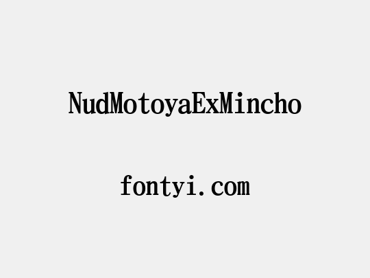 NudMotoyaExMincho