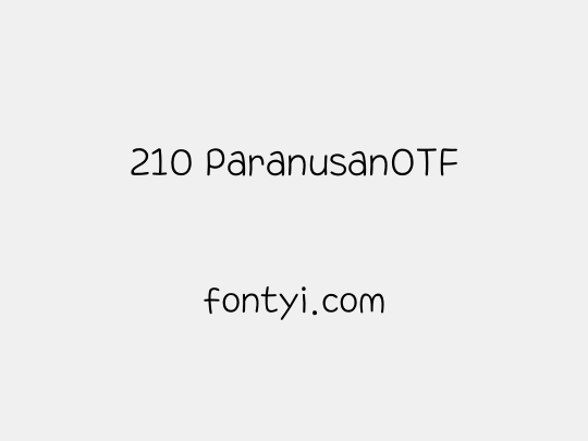 210 ParanusanOTF