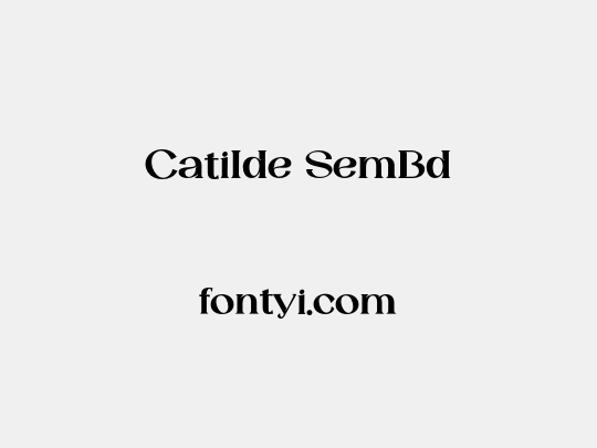 Catilde SemBd