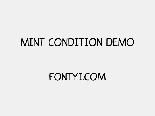 Mint Condition DEMO