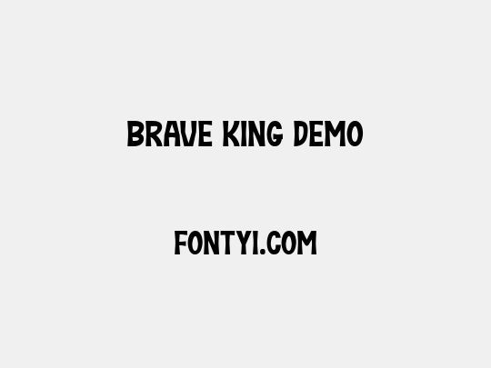 Brave King Demo