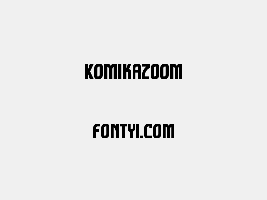 Komikazoom