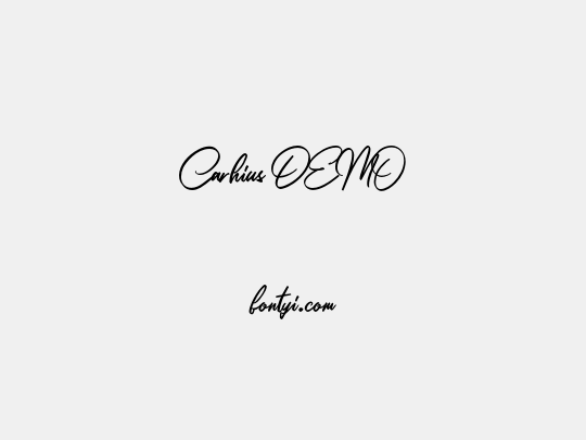 Carhius DEMO