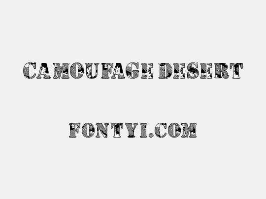 Camoufage Desert