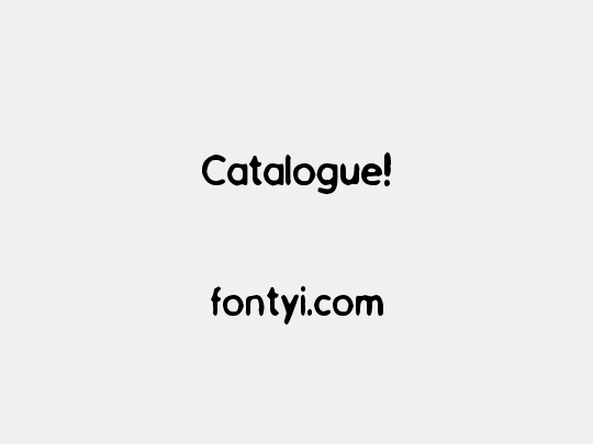 Catalogue!