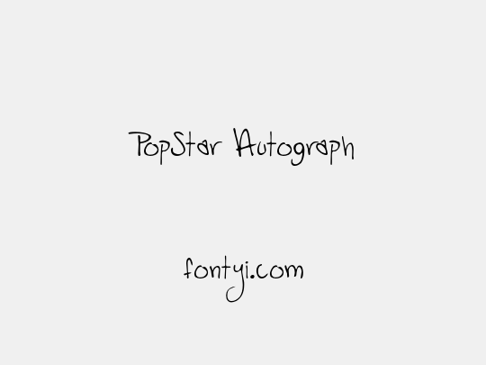 PopStar Autograph