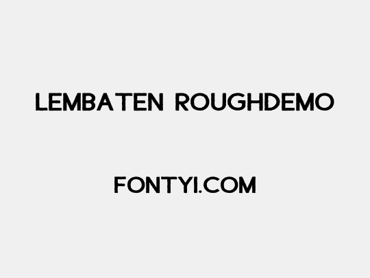 Lembaten RoughDemo