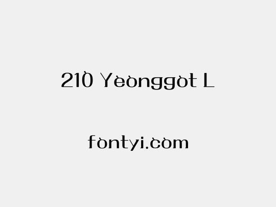 210 Yeonggot L