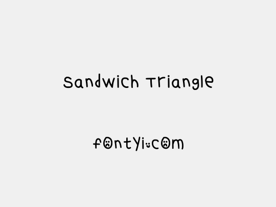 Sandwich Triangle