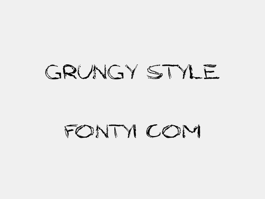 Grungy Style