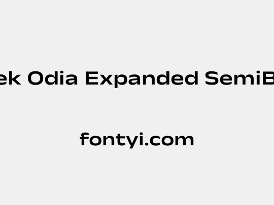 Anek Odia Expanded SemiBold