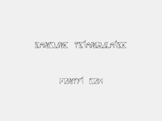 rancune triangulaire