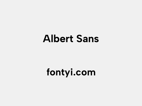 Albert Sans