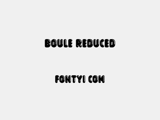 Boule Reduced