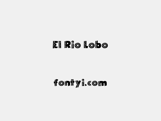 El Rio Lobo