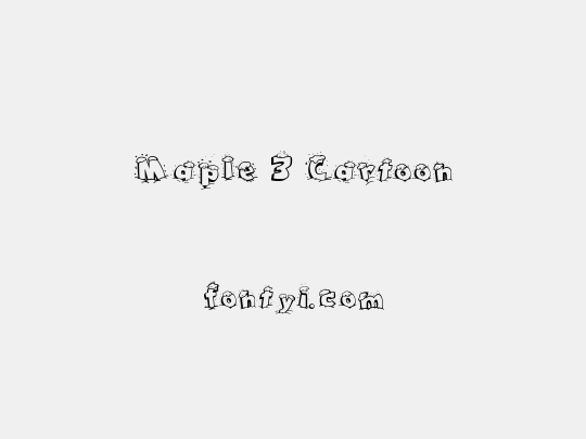 Maple 3 Cartoon