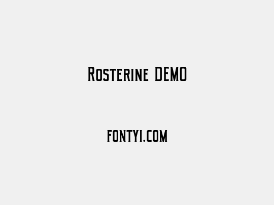 Rosterine DEMO