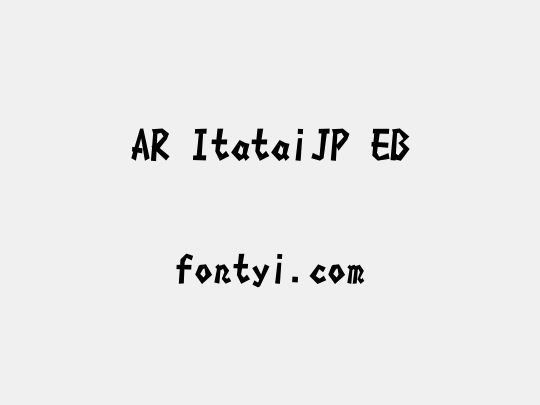 AR ItataiJP EB
