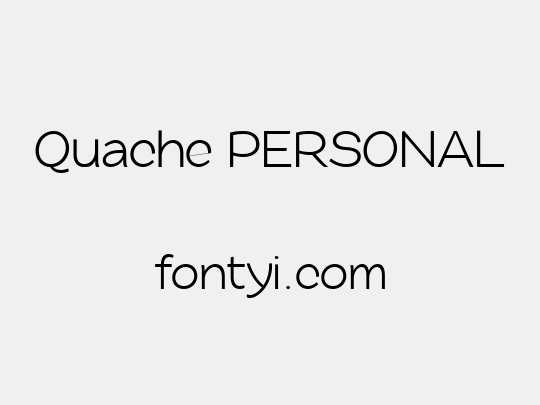 Quache PERSONAL