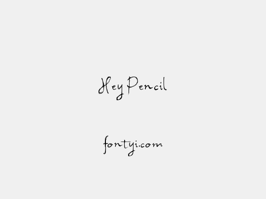 Hey Pencil