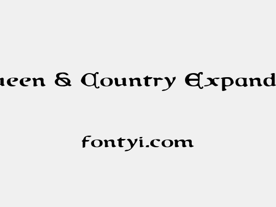 Queen & Country Expanded