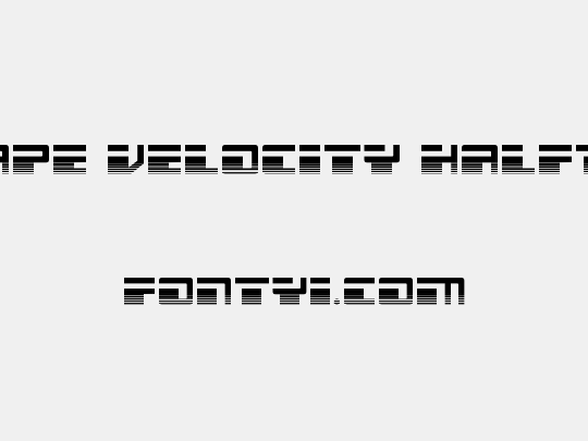 Escape Velocity Halftone
